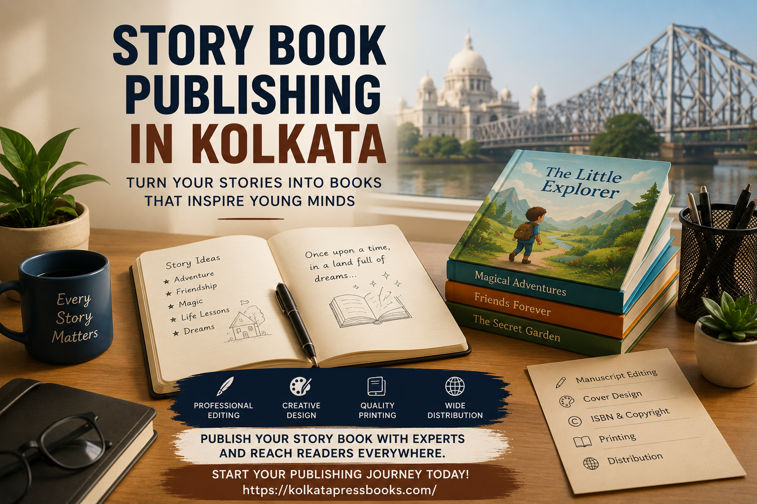 You are currently viewing How to Publish Your Story Book in Kolkata – A Complete Beginner’s Guide